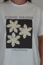 T-Shirt mit 3D-Blumen