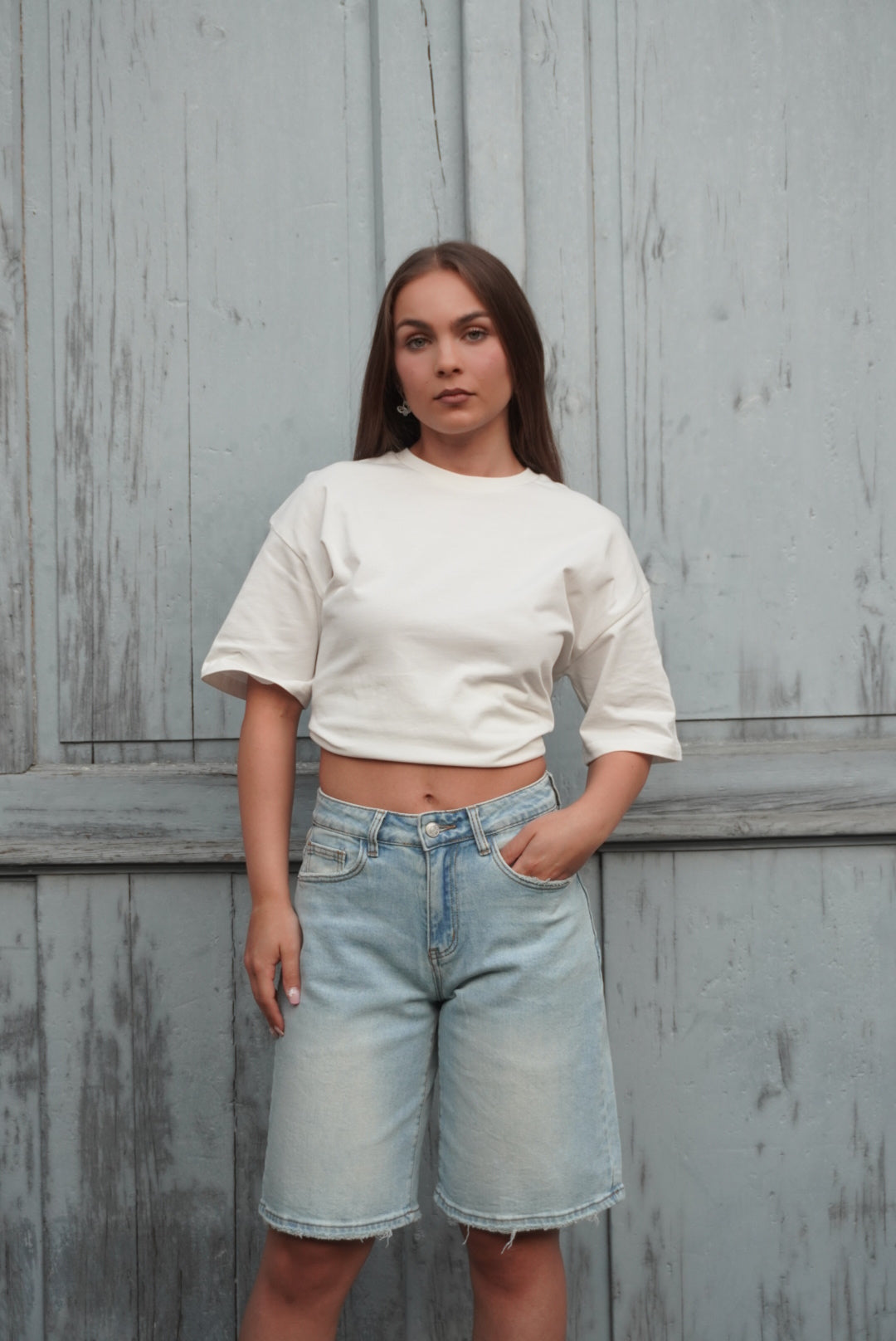 Dreiviertel-Jeans