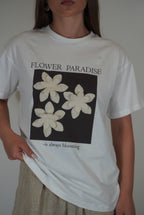 T-Shirt mit 3D-Blumen