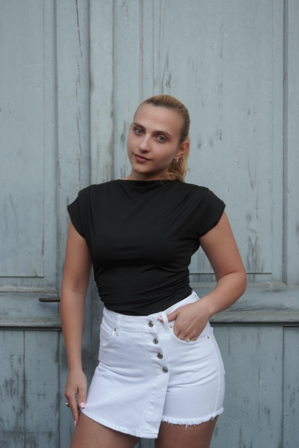 Jeans-Hosenrock