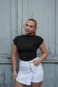Jeans-Hosenrock