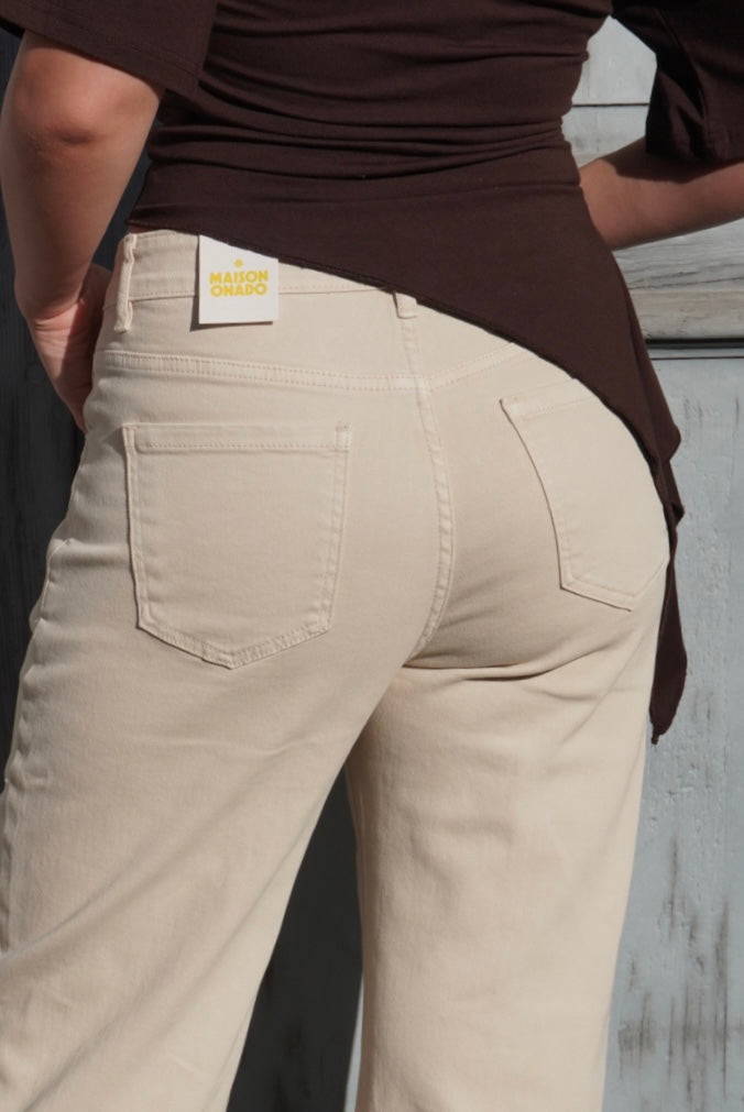Beige Jeans