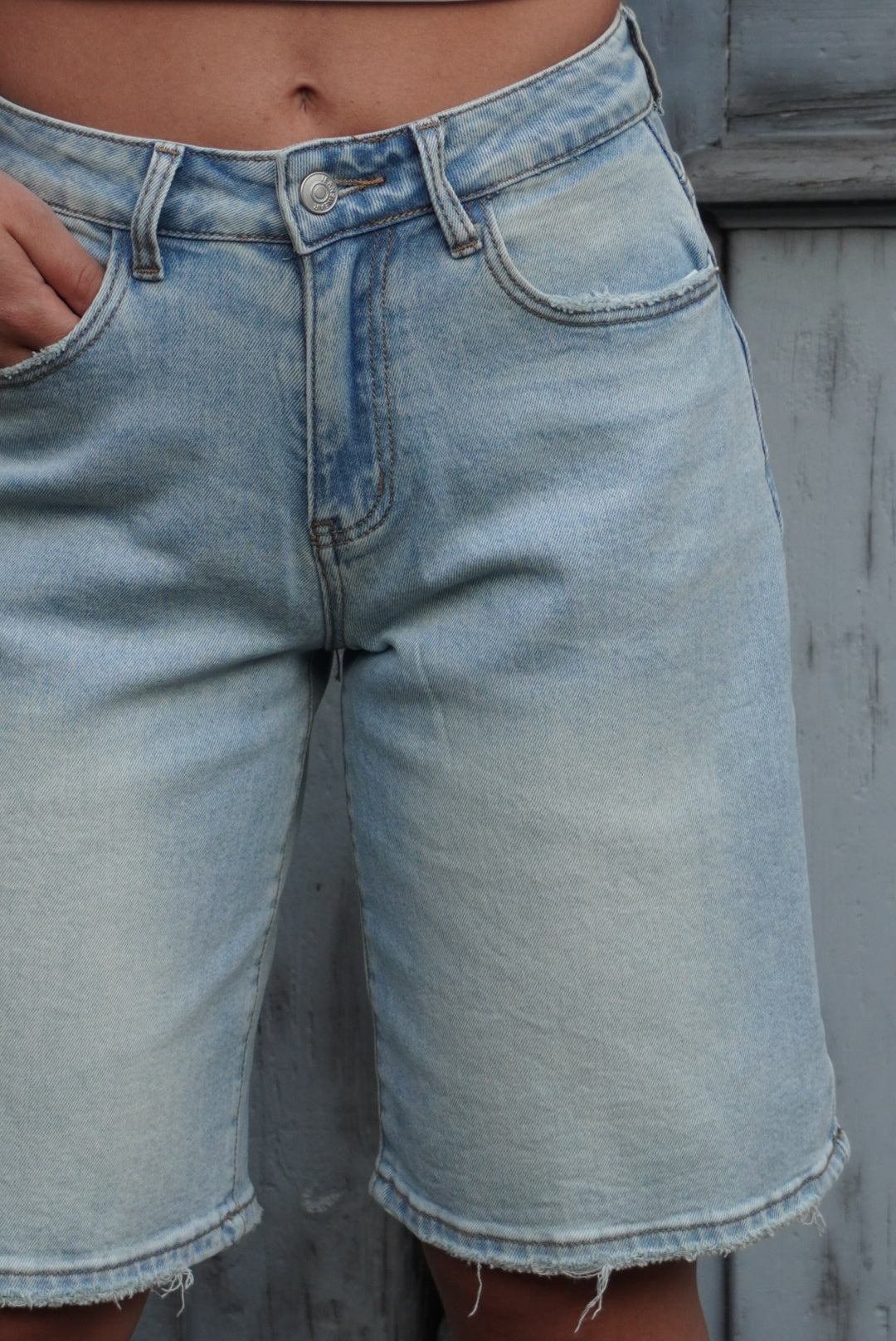 Dreiviertel-Jeans
