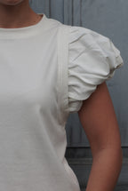 T-Shirt mit Puffärmeln