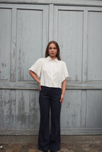Bluse mit Puffärmeln