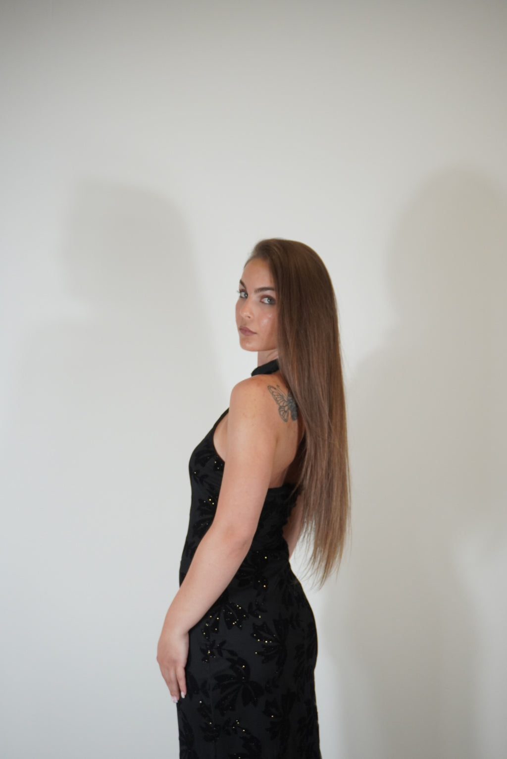 Glitzerkleid