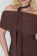 Off-shoulder-Kleid