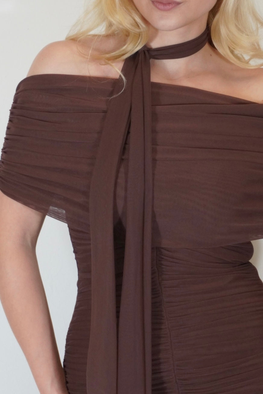 Off-shoulder-Kleid