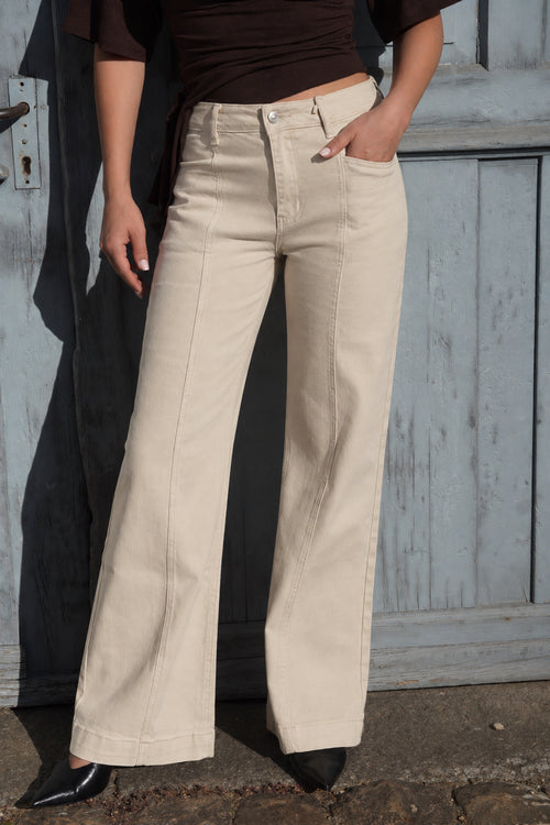 Beige Jeans