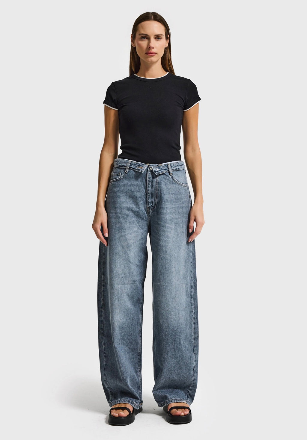 Straight Fit Jeans 4545