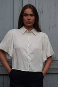 Bluse mit Puffärmeln