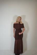 Off-shoulder-Kleid