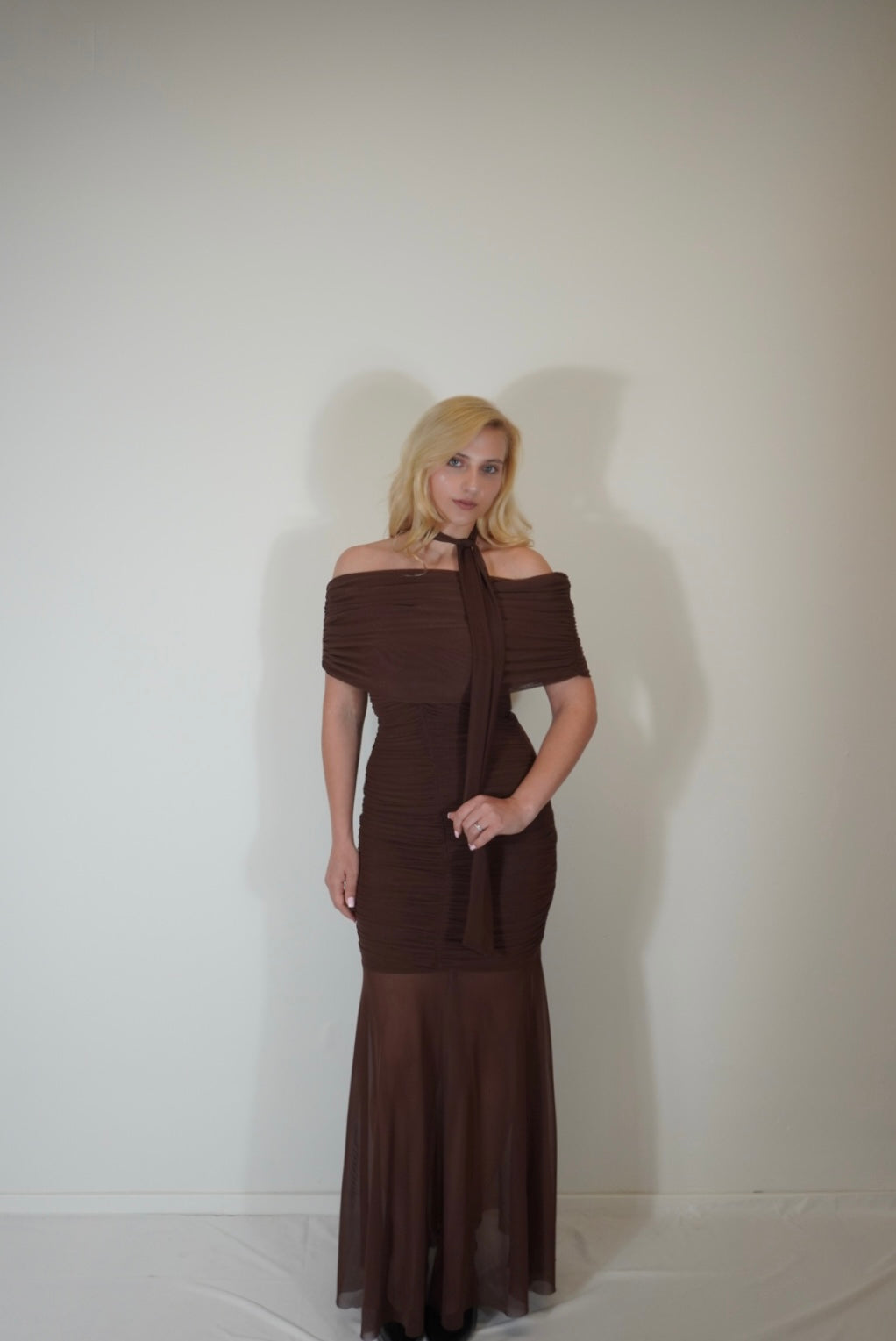 Off-shoulder-Kleid