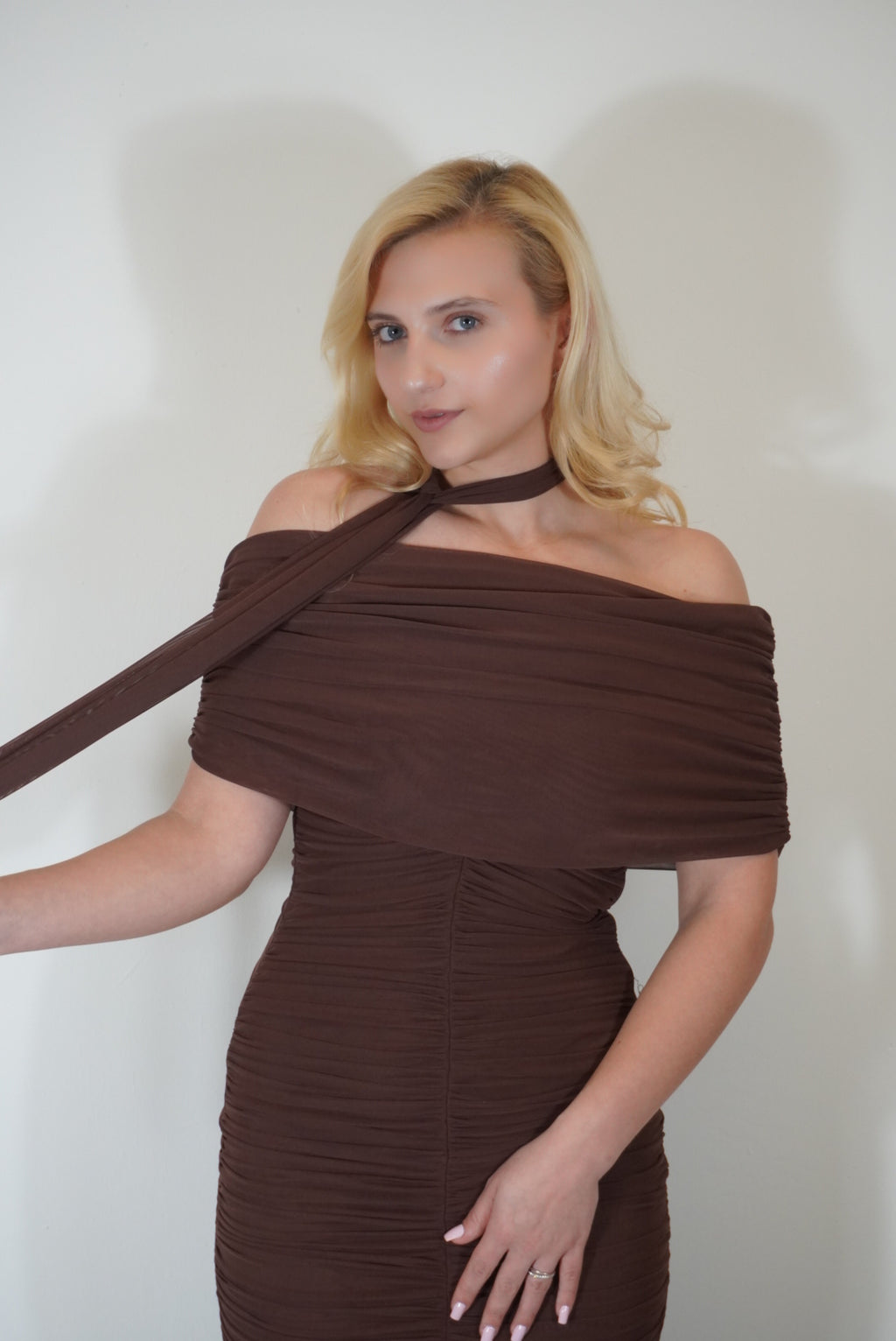 Off-shoulder-Kleid