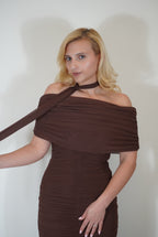 Off-shoulder-Kleid